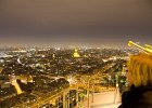 Cathie, Tour Eiffel Observation Deck  L'Hôtel des Invalides, view of Paris from the Tour Eiffel observation deck. Paris Day 1 : 2014, 7th arrondissement, Cityscape, L'Hôtel des Invalides, Night, Paris, Tour Eiffel