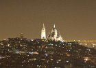 Sacré-Cœur, Tour Eiffel Observation Deck  Sacré-Cœur, view of Paris from the Tour Eiffel observation deck. Paris Day 1 : 2014, 7th arrondissement, Cityscape, Night, Paris, Sacré-Cœur, Tour Eiffel