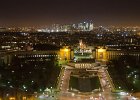Trocadéro, Tour Eiffel Observation Deck  The Palais de Chaillot at the Place du Trocadéro, view of Paris from the Tour Eiffel observation deck. Paris Day 1 : 2014, 7th arrondissement, Cityscape, Night, Paris, Tour Eiffel, Trocadéro