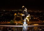 Tour Eiffel Observation Deck  Observation station facing the Trocadéro, view of Paris from the Tour Eiffel observation deck. Paris Day 1 : 2014, 7th arrondissement, Cityscape, Night, Paris, Tour Eiffel, Trocadéro