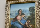 da Vinci  "Sainte Anne, la Vierge et l'Enfant jouant avec un agneau, dite La Sainte Anne/St Anne," painting by Léonard de Vinci, 1503-19 . Musée du Louvre/ Louvre Museum, Paris Day 2 : 1st arrondissement, 2014, Art Museum, Leonardo da Vinci, Louvre Museum, Musée du Louvre, Painting, Palais du Louvre, Paris