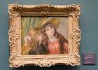Renoir  "Portrait de deux fillettes," painting by Pierre-Auguste Renoir, 1890-92. Musée de l'Orangerie. Paris Day 2 : 1st arrondissement, 2014, Art Museum, Musée de l'Orangerie, Painting, Paris, Renoir