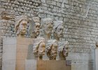 King's Heads, Musée de Cluny  "Têtes de Rois," original statues from Notre Dame. Musée national du Moyen Âge de Cluny. Paris Day 3 : 2014, 5th arrondissement, France, Latin Quarter, Musée de Cluny, Musée national du Moyen Âge, Paris