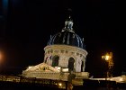 Institut de France, Seine River Cruise.  Institut de France. Bateaus Parisiens dinner cruise on the Seine River. Paris Day 3 : 2014, Bateaus Parisiens, Dinner Cruise, France, Night, Paris, Seine River, boat ride