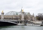 Grand Palais  Grand Palais at Pont Alexandre III on Seine River. Walking to Rue Staint Honore. Paris Day 4 : 2014, 7th arrondissement, Bridge, France, Paris