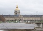 Les Invalides  Les Invalides, viewed from Pont Alexandre III. Walking to Rue Staint Honore. Paris Day 4 : 2014, 7th arrondissement, Bridge, France, Paris