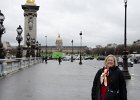 Cathie, Pont Alexandre III  Cathie, Les Invalides, viewed from Pont Alexandre III. Walking to Rue Staint Honore. Paris Day 4 : 2014, 7th arrondissement, Bridge, France, Paris