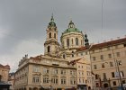 Church of St. Nicholas  Church of St. Nicholas  view from Lesser Town Square / Malostranské náměstí : 2014, Czech Republic, Lesser Town, Malá Strana, Old Town, Prague, Praha, Staré Město, Česká republika