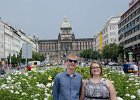 Mike and Liz  Mike and Liz at Wenceslas Square / Václavské náměstí : 2014, Czech Republic, Old Town, Prague, Praha, Staré Město, Václavské náměstí, Walking, Wenceslas Square, Česká republika