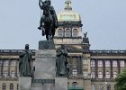 Jack at Saint Wenceslas memorial  Jack at Saint Wenceslas memorial in Wenceslas Square / Václavské náměstí : 2014, Czech Republic, Old Town, Prague, Praha, Staré Město, Václavské náměstí, Walking, Wenceslas Square, Česká republika