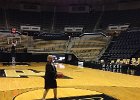 Cathie basketball  Cathie shooting a free throw in Mackey Arena. Purdue Old Masters, Nov 2014 : 2014, Cathie, IN, Indiana, Old Masters, Purdue, Purdue University, West Lafayette