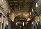 Triumphal arch  Nave and Triumphal arch. Basilica Papale Santa Maria Maggiore : 2015, Baroque, Basilica Papale Santa Maria Maggiore, Church, Italy, Rome