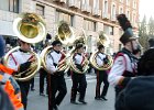 Marching Band  Marching band on Via dei Condotti near the Spanish Steps : 2015, Italy, Rome