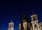 Holiday light show Piazza Navona  Obelisco Agonale on Piazza Navona with Sant'Agnese in Agone in the background : 2015, Italy, Obelisco Agonale, Obelisk, Piazza Navona, Rome