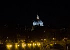 St Peter's Basilica  St Peter's Basilica, view from Tiber River : 2015, Italy, Rome