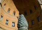 Rome122814-4206  Vatican Museums / Musei Vaticani , Vatican City : 2014, Cortile della Pigna, Court of the 'Pine Cone', Italy, Musei Vaticani, Rome, Stato della Città del Vaticano, Vatican, Vatican City, Vatican Museums, Vaticano