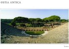 OstiaAntica123114145  Ostia Antica - Scavi. Teatro, I Sec. a.C. Post cards from our walk through Ostia Antica : 2014, Area Archeologica di Ostia, Ostia Antica, Rome, Teatro, post card, scan