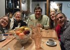 Liz, Cathie, Jack, Liane and Mike  Dinner at Casa Conti, private supper club : Italy, Rome