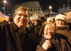 Jack and Cathie, New Years 2015  Jack and Cathie. Watching New Years 2015 fireworks at the Colosseo/Colosseum on Via dei Fori Imperiali. Buon anno nuovo! : Colosseo, Colosseum, Italy, New Years, Rome, Via dei Fori Imperiali