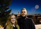 Liane and Mike  Liane and Mike at the top of the Spagna / Spanish Steps. : 2014, Italy, Rome, Spagna, Spanish Steps