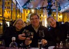 Cathie, Jack and Mike  Cathie, Jack and Mike at restaurant Scusate Il Ritardo on the Panethon plaza : 2014, Italy, Pantheon, Rome