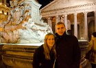 Liane and Mike  Liane and Mike infront of the Pantheon : 2014, Italy, Pantheon, Rome