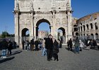 Jack and Cathie  Jack and Cathie. Arch of Constantine / Arco di Costantino : 2014, Italy, Rome, arch