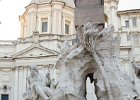 Cathie  Cathie in front of Fontana dei Quattro Fiumi on Piazza Navona : 2014, Italy, Obelisk, Rome