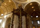 Altar and Baldachin  Altar and Baldachin. St Peter's Basilica, Basilica di San Pietro, Vatican City : 2014, Basilica di San Pietro, Italy, Rome, St Peter's Basilica, Stato della Città del Vaticano, Vatican, Vatican City, Vaticano