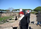 Liane  Liane. Walking through the Ostia Antica archeological site : 2014, Italy, Ostia Antica, Rome, archeological site