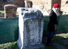 Liane  Liane. Walking through the Ostia Antica archeological site : 2014, Italy, Ostia Antica, Rome, archeological site