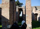 Ostia Antica  Walking through the Ostia Antica archeological site : 2014, Italy, Ostia Antica, Rome, archeological site