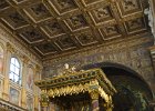 Canopy over Central Altar  Basilica Papale Santa Maria Maggiore : 2015, Altar, Baroque, Basilica Papale Santa Maria Maggiore, Church, Italy, Mosaics, Rome