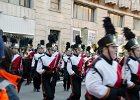 Marching Band  Marching band on Via dei Condotti near the Spanish Steps : 2015, Italy, Marching Band, Rome, Spagna, Spanish Steps