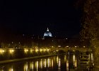 St Peter's Basilica  St Peter's Basilica, view from Tiber River : 2015, Bridge, Evening, Italy, Rome, St Peter's Basilica, Tiber River