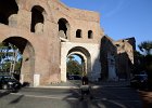 Porta Pinciana  Porta Pinciana city gate at the north end of Via Veneto : 2015, Italy, Rome