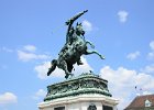 Archduke Charles  Archduke Charles of Austria equestrian statue on Heldenplatz : 2014, Austria, Hofburg Palace, Innere Stadt, Vienna, Wien, Österreich