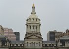 Baltimore042814-0148  City Hall : 2014, Baltimore, Beaux-Arts, City Hall, Late Afternoon, Maryland, Second Empire style, Walking
