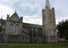 St Patrick's Cathedral  Saint Patrick's Cathedral. Walking from  Clyde Court Hotel to Dublin City Centre : 2014, Dublin, Ireland, Walking