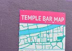 Temple Bar Map  Temple Bar Map : 2014, Dublin, Ireland, Walking
