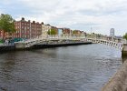 Ha'penny Bridge  Ha'penny Bridge, RIver Liffey : 2014, Bridge, Dublin, Ireland, Walking