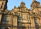 MexicoCity102714-2073  Catedral Metropolitana / Metropolitan Cathedral located on the edge of the Zócalo/Main Plaza. Walking through the Mexico City Historic Center/Centro Histórico de la Ciudad de México : 2014, Catedral Metropolitana de la Asunción de María, Centro, Centro Histórico, Ciudad de México, Historic Center, Metropolitan Cathedral, Mexico, Mexico City, Plaza de la Constitución, Walking, Zócalo