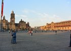 Zócalo  Catedral Metropolitana (left), Palacio Nacional in the Zócalo/Main Plaza. Walking through the Mexico City Historic Center/Centro Histórico de la Ciudad de México : 2014, Centro, Centro Histórico, Church, Ciudad de México, Historic Center, Mexico, Mexico City, Plaza de la Constitución, Walking, Zócalo