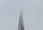 Transamerica Pyramid  Transamerica Pyramid viewed from California and Powell on a foggy morning. Morning walk down California St from Nob Hill to Embarcadero : 2014, California St, Morning Walk, San Francisco, Walking