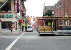 SanFrancisco012714-0347-2  Cable Car going up (West) on California St, at Grant. Morning walk down California St from Nob Hill to Embarcadero : 2014, California St, Morning Walk, San Francisco, Walking
