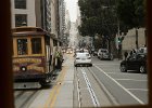 Cable Car on California  Cable Car ride up California St to Nob Hill : 2014, Cable Car, California St, Financial District, Morning Walk, San Francisco