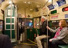 Embarcadero Street Car  Riding the Embarcadero  Bus from Fisherman's Wharf to the Ferry Building : 2014, Embarcardero Bus, Evening, San Francisco, Streetcar