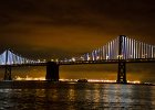 Bay Bridge  Bay Bridge, viewed from the Ferry Plaza. Wandering around the Ferry Building area, near Market and Embarcadero Streets : 2014, Bay Bridge, Bridge, Evening, Ferry Building Area, Financial District, San Francisco, San Francisco Bay, San Francisco–Oakland Bay Bridge