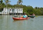 Cathie and Liz  Cathie and Liz at boat house. Kayak from Tween Waters Inn, down to Blind Pass, back up the far side of Buck Key, then back via the Mangrove Trail : 2015, Captiva, Kayaking, Pine Island Sound