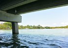 Under blind pass  Paddling under blind pass bridge. Kayak from Tween Waters Inn, down to Blind Pass, back up the far side of Buck Key, then back via the Mangrove Trail : 2015, Captiva, Kayaking, Pine Island Sound